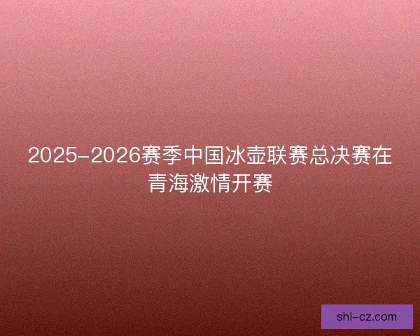 2025-2026赛季中国冰壶联赛总决赛在青海激情开赛